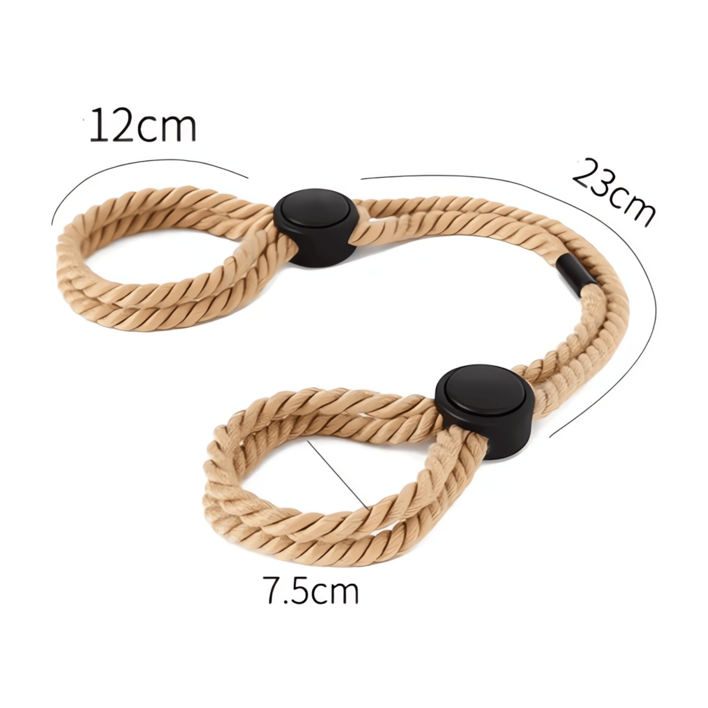 bond me corde bondage menottes dimensions
