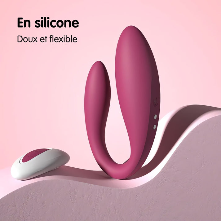 requ in love vibromasseur pour culotte telecommande en silicone flexible