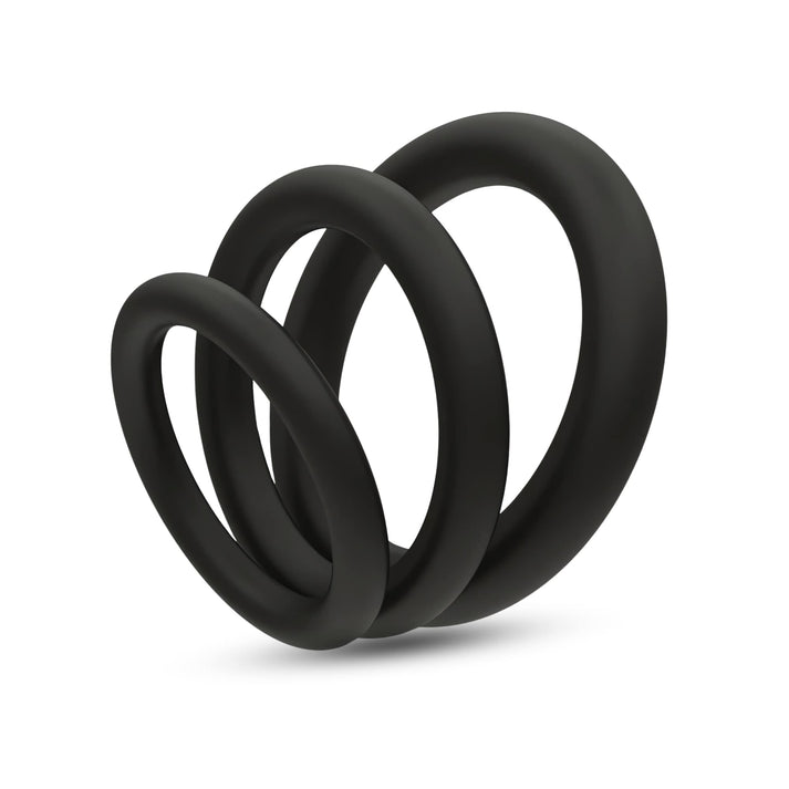 ringlastic lot de 3 anneaux peniens silicone elastique