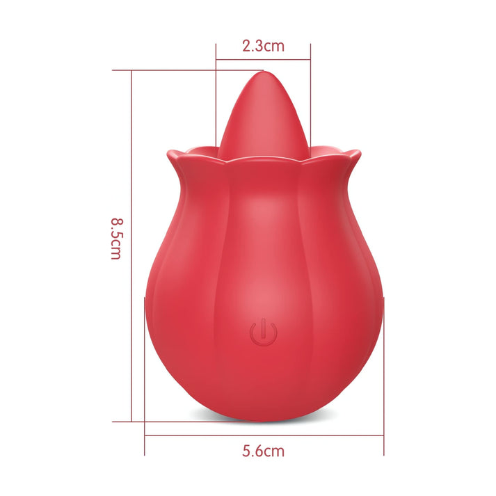 roze vibromasseur langue dimensions