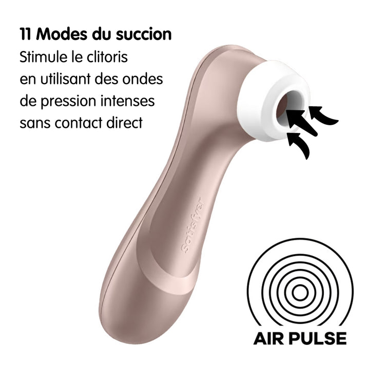 satisfyer pro 2 generation 2 11 modes de succion