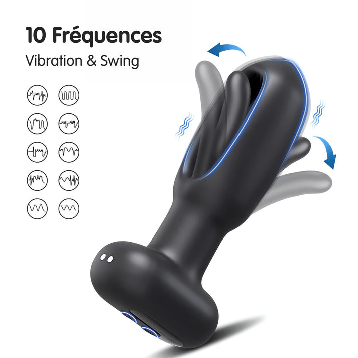 swingy plug anal vibrant a tapotement 10 frequences de vibration