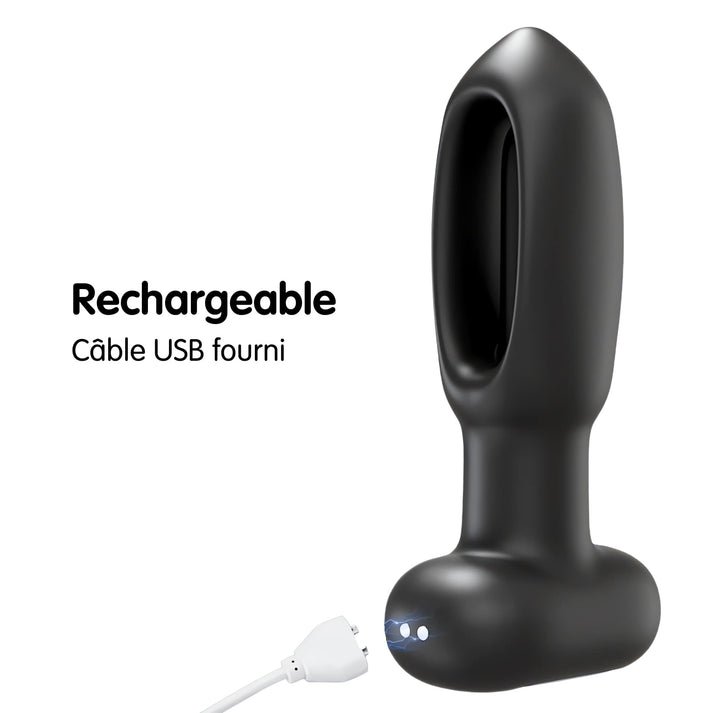 swingy plug anal vibrant a tapotement rechargeable