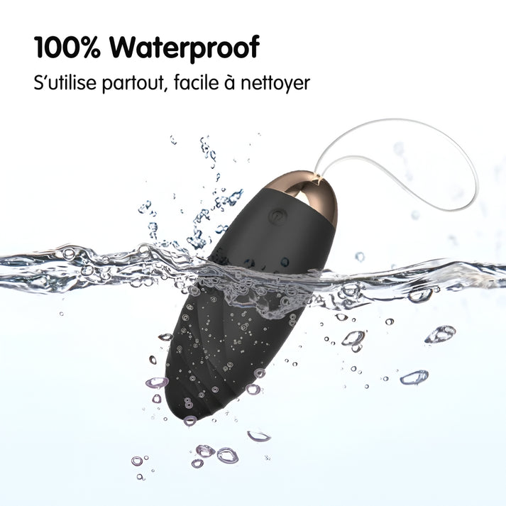 zoeuf l oeuf vibrant telecommande waterproof